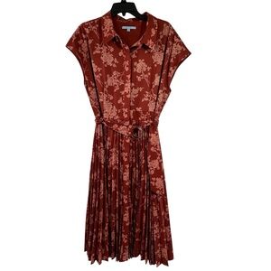 NWT Antonio Melani Short Sleeve Belt Dress | Size 12